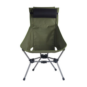Chaise pliante portable de camping personnalisée pour l'extérieur, chaise de randonnée à dossier haut, ultralégère, avec poche latérale et appui-tête - Product Image 2