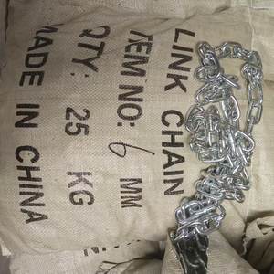 <span class=keywords><strong>6mm</strong></span> Cadeia DIN 766 Corrente Soldada Curta Zincado - Product Image 2