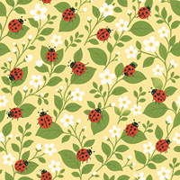 Tapis de mahjong Ladybug Garden sans règles, 31,5x31,5 pouces, cadeaux et accessoires de mahjong, cadeaux pour les amateurs de mahjong, tissu de mahjong