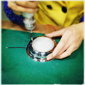 Anhart 3.6W Brass trắng thép không gỉ Marine nội thất 12V LED RV Trần Dome ánh sáng cho thuyền - Product Image 6