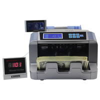 Machine à compter les billets multi-devises, détecteur de faux billets UV/MG, compteur de billets pour USD/EUR/YER XD-728