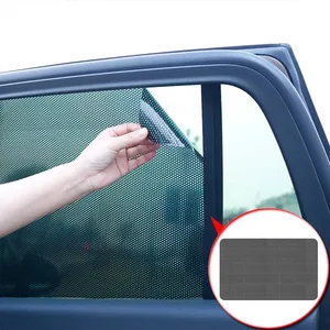 42x38cm PVC araba yan pencere şemsiyeleri elektrostatik Sticker güneş koruyucu Film etiketler kapak araba Sunroof Sticker çıkartması