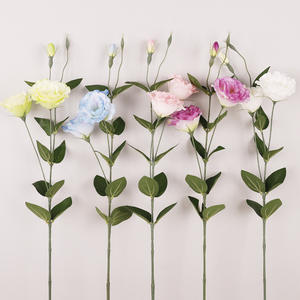 Fleurs artificielles Platycodon <span class=keywords><strong>Grandiflorum</strong></span> Fleurs simulées Table unique Bouquet de mariage Fleur de soie blanche <span class=keywords><strong>Eustoma</strong></span> <span class=keywords><strong>Grandiflorum</strong></span> - Product Image 3