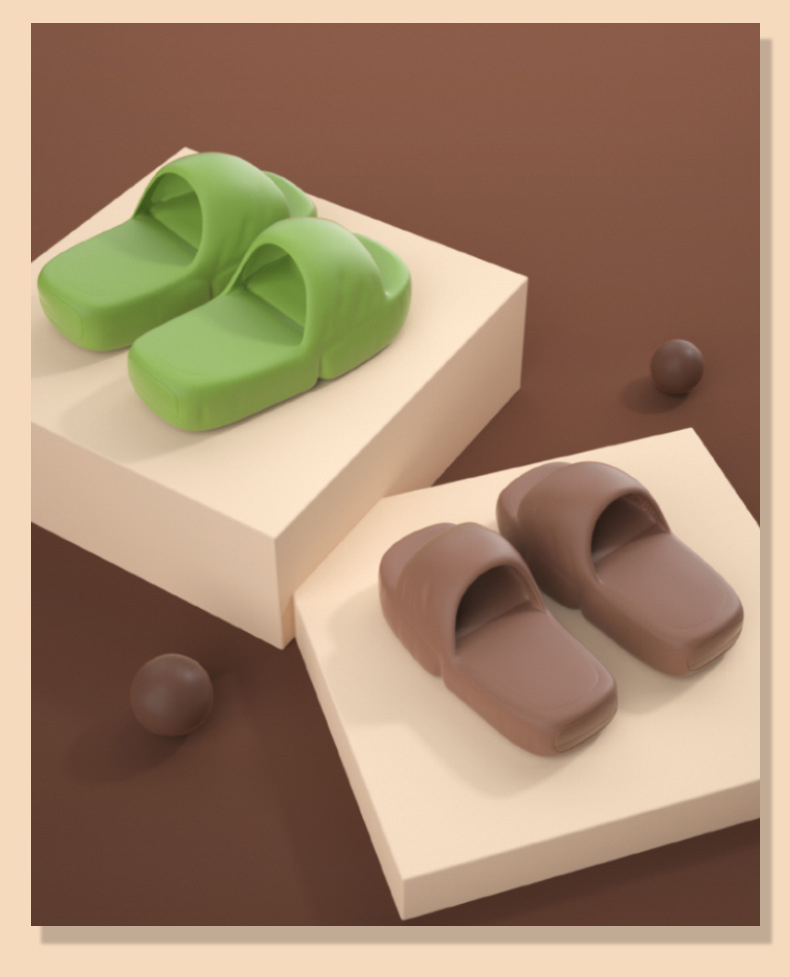 New Thick Soled Slippers Women Outdoor Indoor 2023 Soft Sole Non-slip EVA Slides Sandals