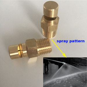 Buse de pulvérisation à jet large et plat en laiton pour la suppression de la poussière dans les mines de charbon - Product Image 6