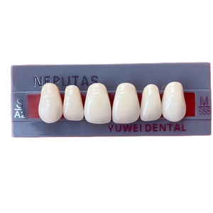 Dientes Acrílicos Neputas para Dentaduras Postizas, Resina Polimérica, Dientes Postizos de Plástico, VTTA A1 B1 <span class=keywords><strong>A2</strong></span> <span class=keywords><strong>B2</strong></span> - Product Image 1
