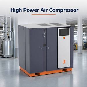 Compresseur d'air à vis fiable de 55 kW refroidi par air, unité de compression rotative industrielle, <span class=keywords><strong>moteur</strong></span> 8 bars de pression pour grandes applications - Product Image 1