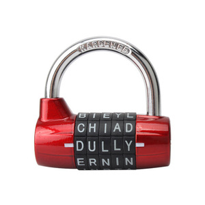 <span class=keywords><strong>Cadenas</strong></span> à combinaison de grande taille pour extérieur avec mot de passe à 5 lettres - Product Image 4