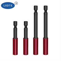 Tige d'extension magnétique puissante 1/4 po à verrouillage automatique pour perceuse à main, connecteur rapide, rallonge d'outil
