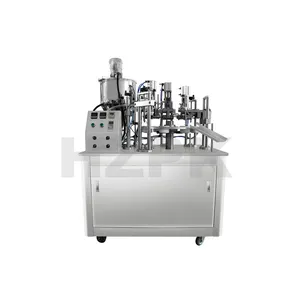 Prezzo franco fabbrica personalizzato HZNF-50B Semi-automatico per il riempimento e la sigillatura della pasta per tubi metallici riempitrice e tappatrice per pasta per tubi