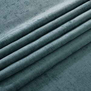 عداء سرير من الشنيل الأزرق الفاخر-وشاح فائق النعومة غير باهت وسادة ديكور الفندق - Product Image 4