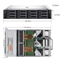 Serveurs en rack Dell PowerEdge R750xa 2U d'origine, double processeur Intel Xeon Scalable, PCIe Gen4 optimisé, serveur GPU R750xa pour HPC
