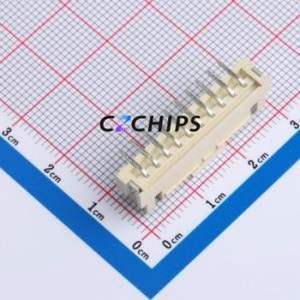 BX-HA2.54-10PLT Wire-to-Board Pin Header SMD,P=2.5mm Connector 1x10P 2.5mm Vertical Mount XHB - Product Image 2