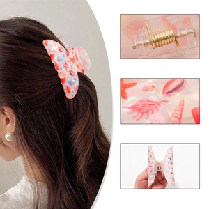 กิ๊บหนีบผมพลาสติกลายการ์ตูนมหาสมุทรฮาวายแบบพิมพ์ลายตามสั่ง สำหรับเด็กผู้หญิงและผู้หญิง - Product Image 3