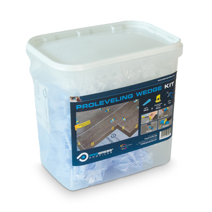 Kit de cales PROLEVELING Cale de nivellement Niveleuse linéaire et pince avec entretoises pour niveler les carreaux - Product Image 1