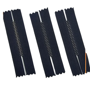 Metal Embroidered Zippers High Tenacity Durable Modern Customized Size & Color - Product Image 1