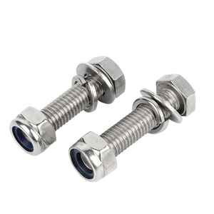 Boulon à Vis Fileté en Acier Inoxydable avec Rondelle Hexagonale et Écrou de Serrage pour le Montage d'Équipements Industriels - Product Image 6