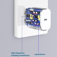 Chargeur USB-C 20W Chargeur 20W Adaptateur mural de type C Chargeur à charge rapide pour IP 11 12 13 14 15 16 Pro Max Câble de charge Prise