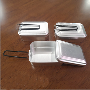 Boîte à lunch vintage en aluminium, portable, pour le campus, les voyages en plein air, avec logo personnalisé, disponible en plusieurs tailles de 500 ml à 800 ml. - Product Image 5