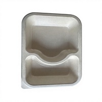 TEANHE T065 Hittebestendige voedselcontainers van bagasse, gelamineerd met CPET/PLA-folie, geschikt voor bezorging van maaltijden.