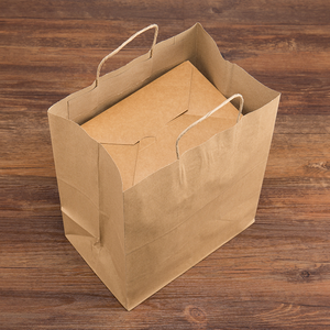 Zhigukeyoyo — <span class=keywords><strong>sac</strong></span> en papier <span class=keywords><strong>kraft</strong></span> biodégradables écologique, <span class=keywords><strong>sac</strong></span> à emporter avec fenêtre transparente - Product Image 2
