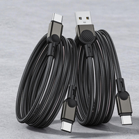 Cable de Carga Rápida USB C a Tipo C PD3.1 60W/240W, Cable USB-A de Supercarga de 100W, Cable de Datos de 1m 2m para Teléfono Móvil y Portátil