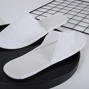 Factory Supply Hotel Einweg pantoffeln Homes tay Willow Leaf Pattern Bottom White Travel Tragbar Rutsch fest Leicht gewicht - Product Image 4