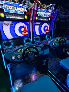 Coin Operated Racing Car Arcade Game <b>Machine</b> Metal <b>Amusement</b> <b>Machine</b> Driving for <b>Amusement</b> Park Equipment - Product Image 1