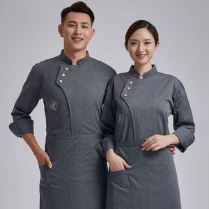 เสื้อเชฟกันไฟ ชุดยูนิฟอร์มสวยหรูสำหรับทำอาหารในครัว ขายส่ง เสื้อเชฟสั่งทำพิเศษสำหรับโรงแรม - Product Image 3