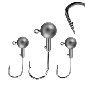 <span class=keywords><strong>Palmer</strong></span> 10 unids/bolsa 1/8 ~ 7/10oz pesca Jighead bola redonda Metal Jig Head ganchos para lubina trucha pesca río para trucha lubina pesca - Product Image 5