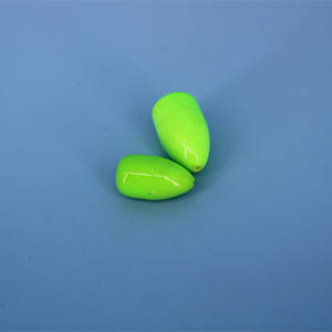 Flotador de Pesca Deportiva para Exteriores, Color Verde, Forma de Bala, de Espuma de Poliestireno, con Recubrimiento Brillante, Tipo Bobber - Product Image 3