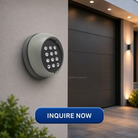 Teclado remoto RF de 433,92 MHz, control de acceso digital, teclado PIN inalámbrico para motor de puerta corredera, unidad de entrada de seguridad con procesador de 32 bits