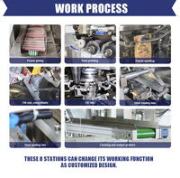 Machine d'emballage rotative LINPACK en promotion pour sachets préformés à fermeture éclair Doypack, idéale pour les capsules de lessive et les capsules de lavage des couleurs.