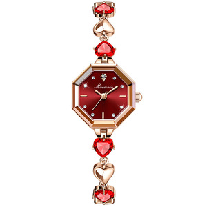 Nouvelle <span class=keywords><strong>montre</strong></span>-<span class=keywords><strong>bracelet</strong></span> mince pour <span class=keywords><strong>femme</strong></span> à la mode avec incrustation de diamants et petit cadran réglable pour <span class=keywords><strong>montre</strong></span> pour <span class=keywords><strong>femme</strong></span> - Product Image 5