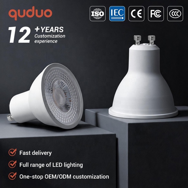 Anti Glare Design Household Villa Hotel Spot Light Downlight Source 5W 7W Lamp Cup GU10 LED Bulb