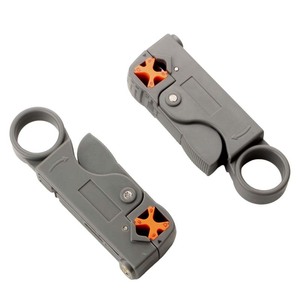 Multi-functional Coaxial Cable Stripper Rotary Wire Stripper 9.5x3x2cm Plastic Electrical Tool For Network Video Cable Stripping - Product Image 1