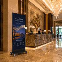 Pantalla LED Plegable para Hoteles con Garantía de 5 Años DDW, Señalización Digital de Alta Calidad HD, Pantalla Inteligente para Publicidad