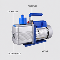 Kit de réparation et d'entretien pour systèmes de climatisation et de réfrigération CVC, avec pompe à vide monophasée ou biphasée 60Hz, manomètre de collecteur 3CFM 4CFM, pour R134a R32