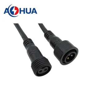 Ip65 Waterproof Connector AOHUA LED Strip Light 2 3 4 Pin Male Female Waterproof Cable Connector Ip65