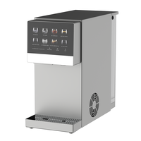Distributeur d'eau combiné de comptoir OEM/ODM avec osmose inverse (RO), eau chaude, froide et glacée, et machine à glaçons