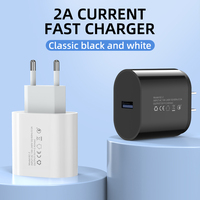 10W de haute qualité USB 5V/2A chargeur mural Portable EU US UK adaptateur secteur de charge rapide pour téléphones mobiles