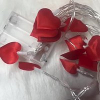 Usine en gros usine chinoise Led rouge coeur guirlandes lumineuses pour la Saint-Valentin 10/20 coeur fée lumières décoration