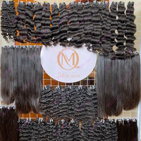 Venta al por Mayor de Paquetes de Cabello Humano Natural Doblemente Tramado, Cabello Virgen de Visón Vietnamita, Paquetes de Cabello Lacio Rizado