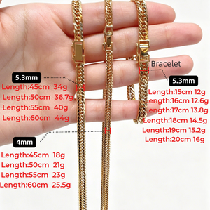 Collana e Bracciale a Catena Cubana in Oro Massiccio 9K 10K 14K 18K con Moissanite Iced Out Stile Hip Hop, Gioielli di Lusso da Uomo e Donna - Vendita all'Ingrosso - Product Image 6