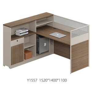 Thiết Kế Hiện Đại Nội Thất Văn Phòng Modular Văn Phòng Máy Trạm Máy Trạm Bằng Gỗ Máy Tính Bảng Văn Phòng Bàn Bàn Với Lưu Trữ - Product Image 6