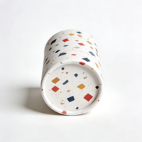 Boîte d'emballage en tube de papier rond personnalisé avec fenêtre transparente pour cosmétiques, parfums, bougies, bijoux, artisanat, écologique, vente en gros