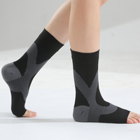 Chaussettes de compression pour cheville de sport en plein air, chaussettes de course à compression pour cheville, manchons de compression pour cheville, manchons de soutien