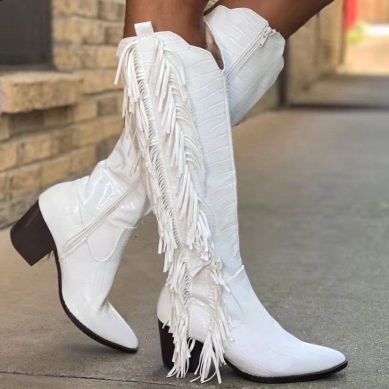 Venta al por mayor botas largas blancas-Compre online los mejores botas  largas blancas lotes de China botas largas blancas a mayoristas |  Alibaba.com