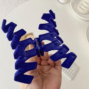 Squiggle-Pinzas de garra de pelo ondulado para mujer, accesorios para el cabello 2023, pinza grande antideslizante de 4 pulgadas - Product Image 2