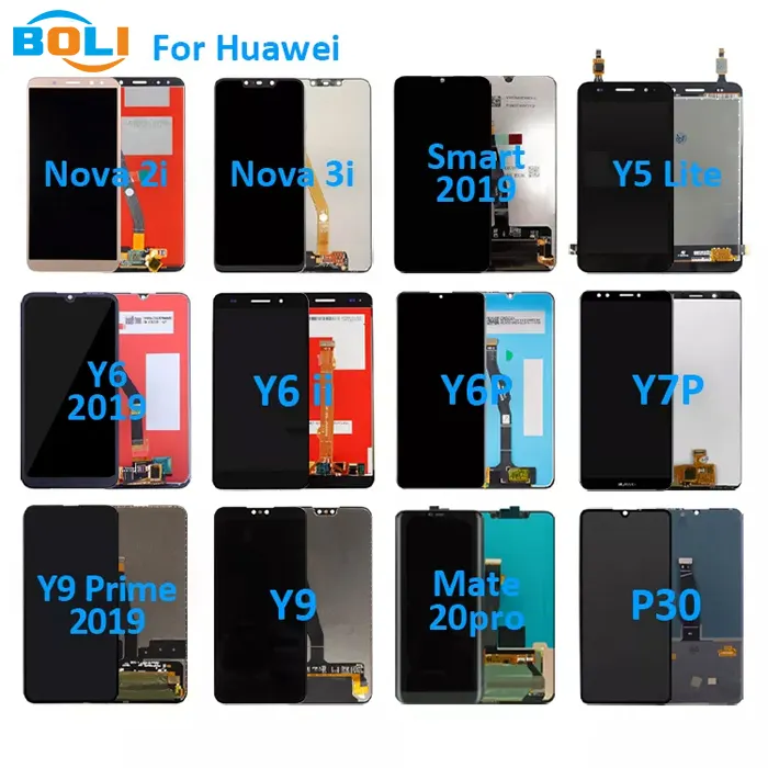 Wholesale Price LCD display for huawei y9 prime 2019 screen replacement for Huawei Y9s Mate 20 X P20 Pro P30 Lite Y9 2019 LCD